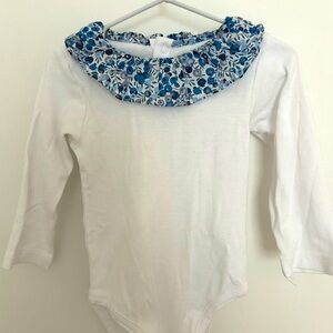 Jacadi onesie liberty floral collar